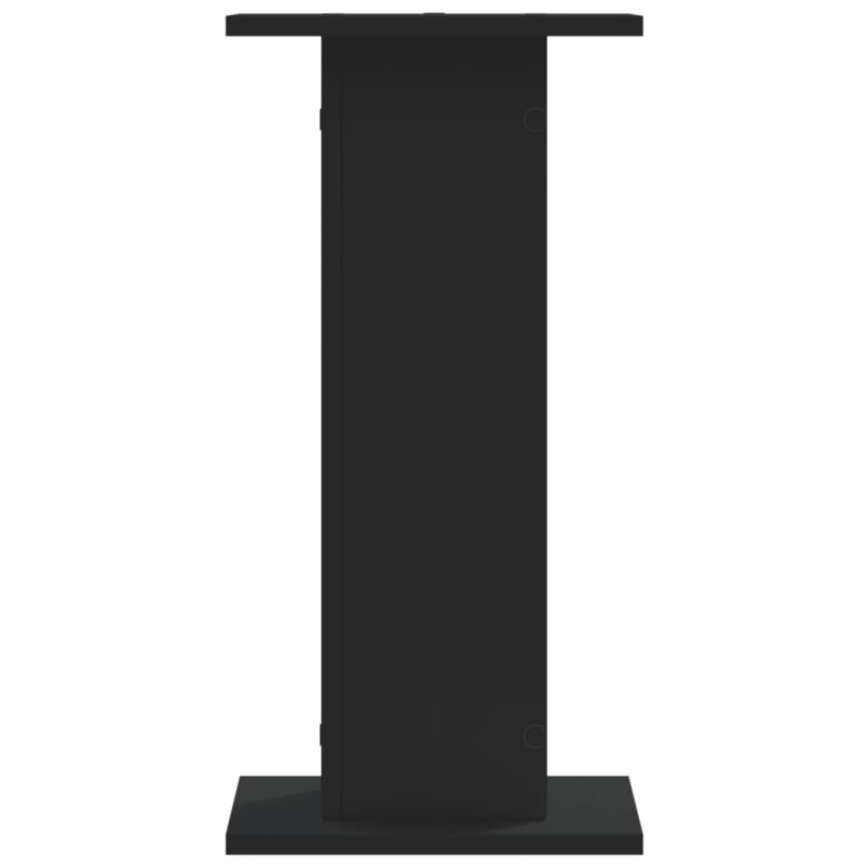 Pflanzenständer 2 Stk. Schwarz 30x30x60 cm Holzwerkstoff