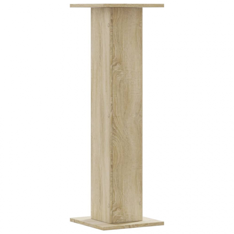 Pflanzenständer 2 Stk. Sonoma-Eiche 30x30x95 cm Holzwerkstoff