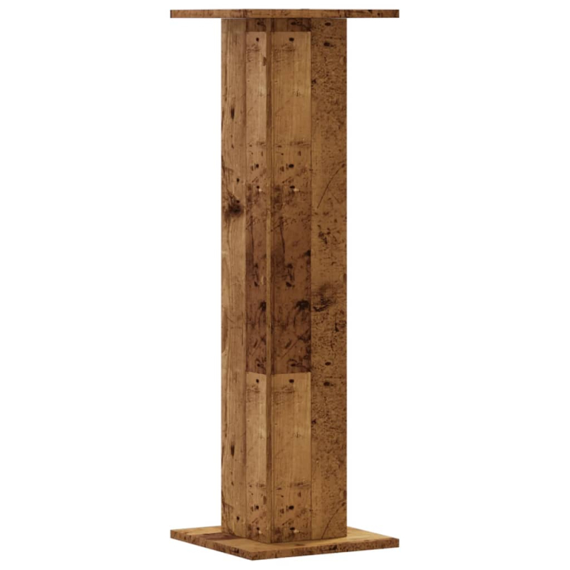 Pflanzenständer 2 Stk. Altholz-Optik 30x30x95 cm Holzwerkstoff