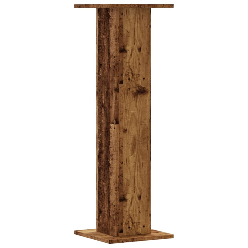 Pflanzenständer 2 Stk. Altholz-Optik 30x30x95 cm Holzwerkstoff