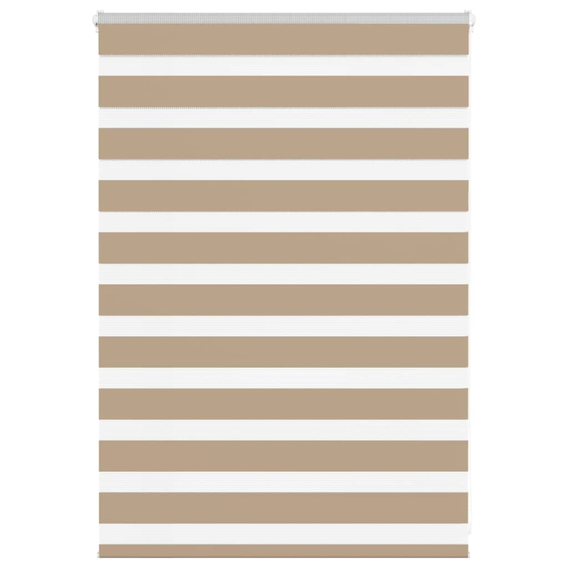 Zebrarollo Sandbraun 95x100 cm Stoffbreite 90,9 cm Polyester