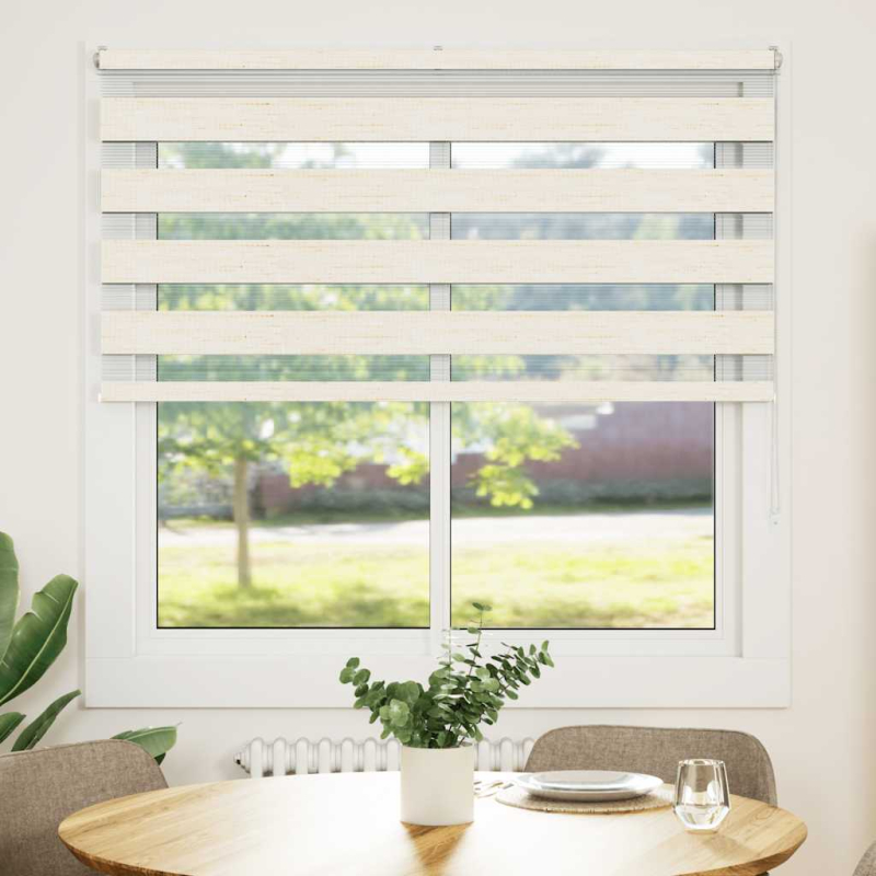 Zebrarollo Marmorbeige 150x100cm Stoffbreite 145,9 cm Polyester