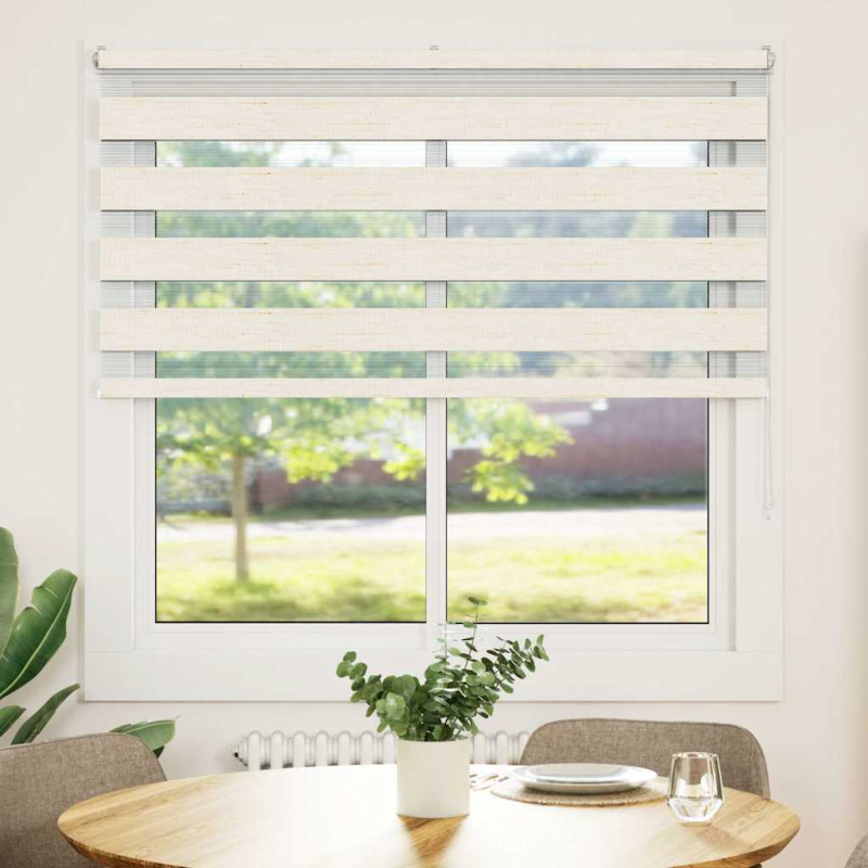 Zebrarollo Marmorbeige 145x150cm Stoffbreite 140,9 cm Polyester