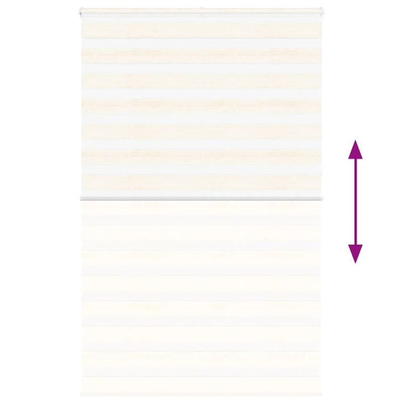 Zebrarollo Marmorbeige 150x230cm Stoffbreite 145,9 cm Polyester