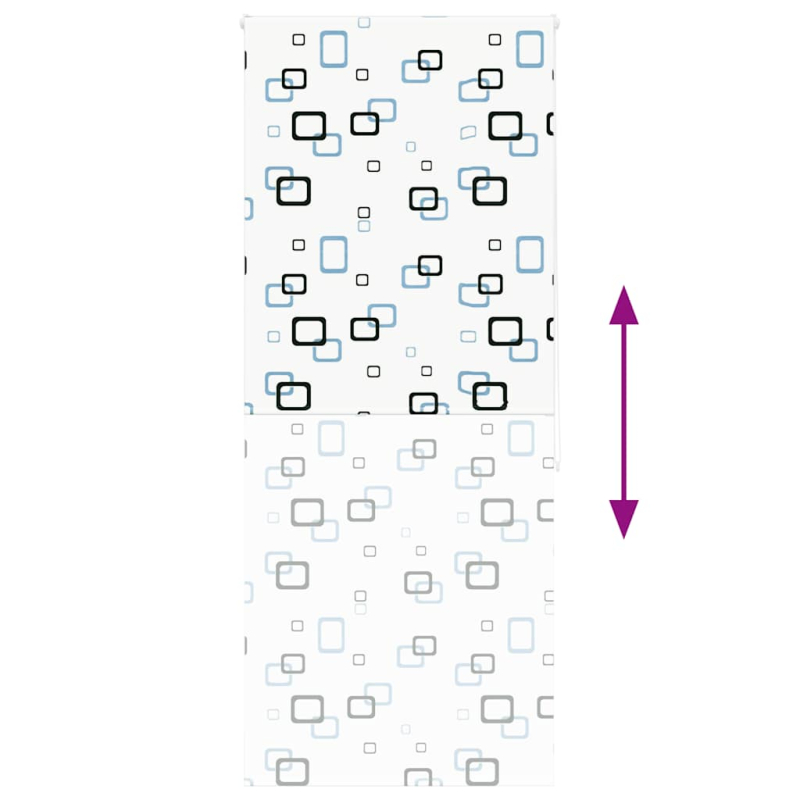 Duschrollo 90x240 cm Stoffbreite 86 cm