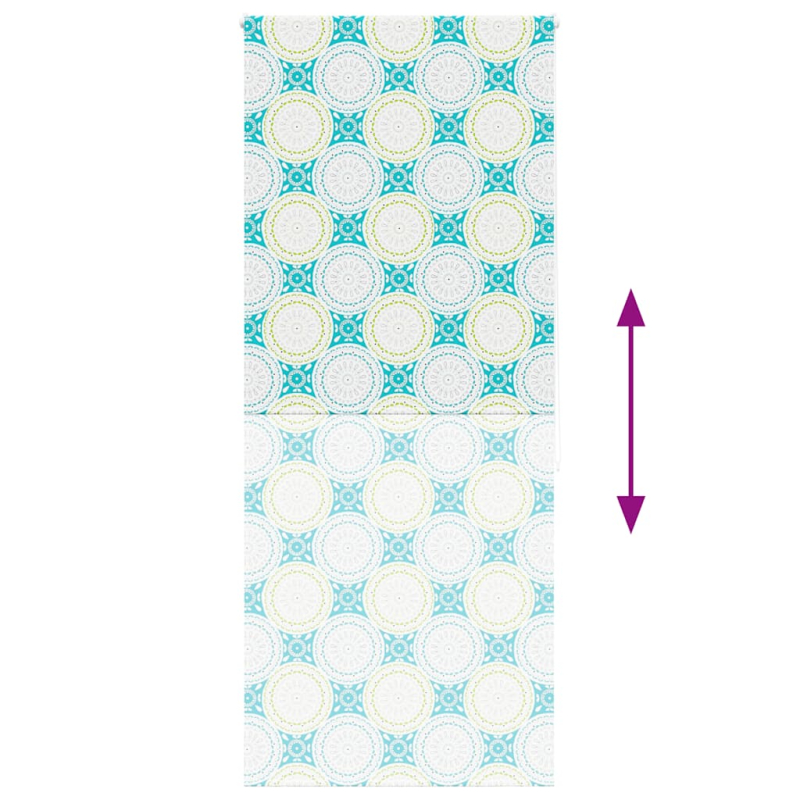 Duschrollo 90x240 cm Stoffbreite 86 cm
