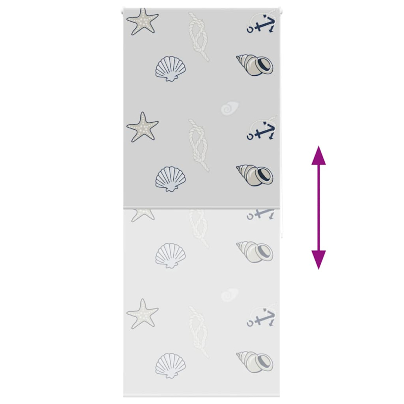 Duschrollo 90x240 cm Stoffbreite 86 cm