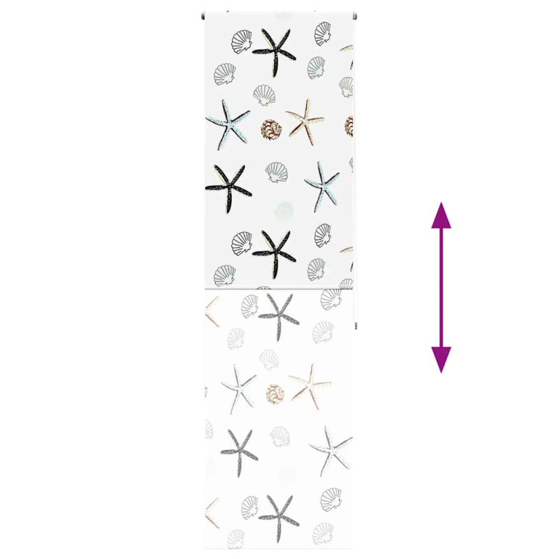 Duschrollo 70x240 cm Stoffbreite 66 cm