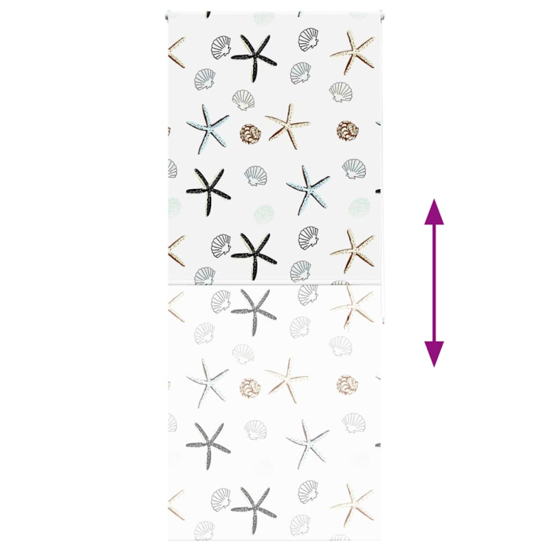 Duschrollo 110x240 cm Stoffbreite 106 cm