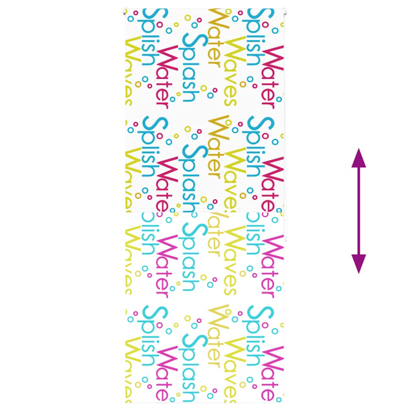 Duschrollo 90x240 cm Stoffbreite 86 cm