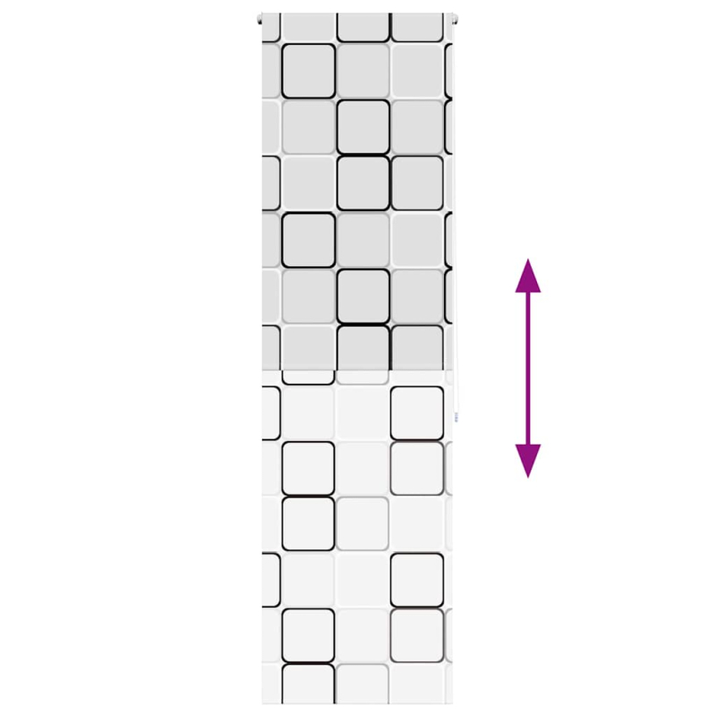 Duschrollo 60x240 cm Stoffbreite 56 cm