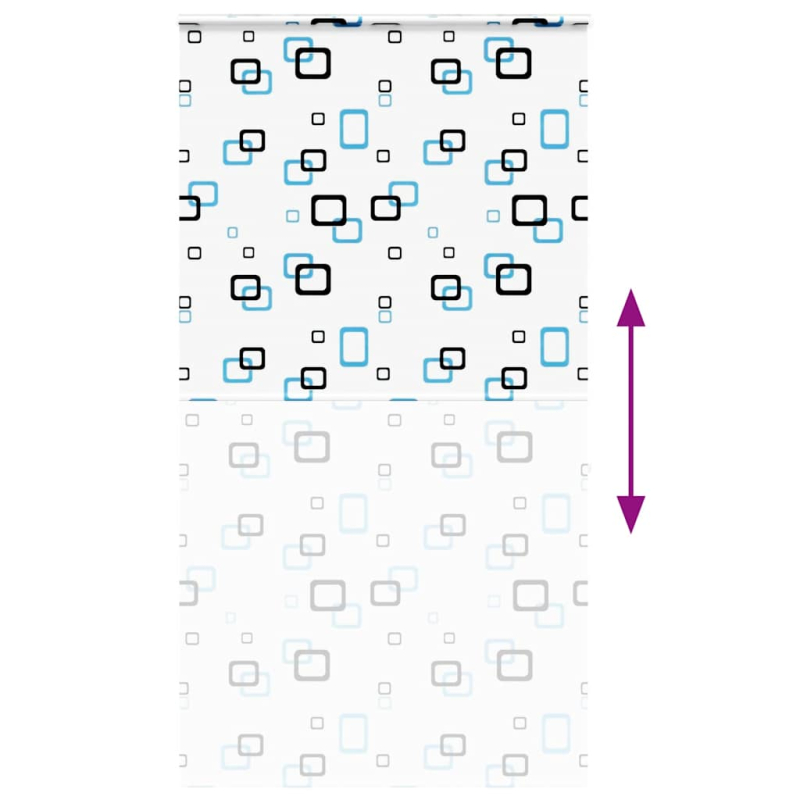 Duschrollo mit Kassette 120x240 cm Stoffbreite 116 cm