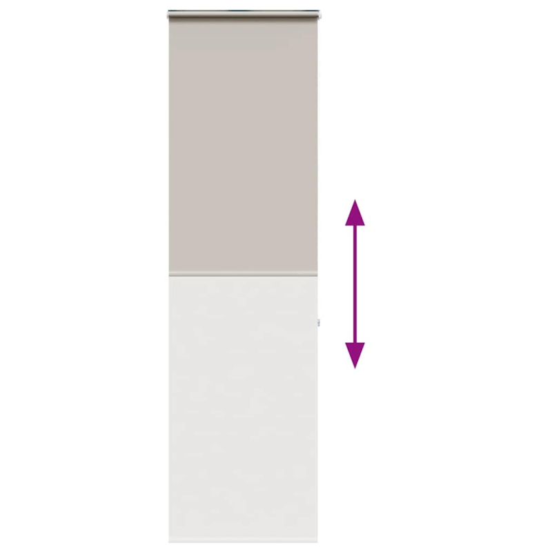 Duschrollo mit Kassette 60x240 cm Stoffbreite 56 cm