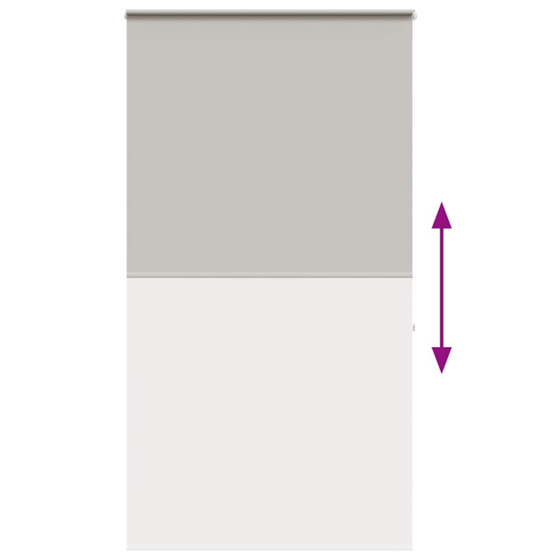 Duschrollo mit Kassette 140x240 cm Stoffbreite 136 cm