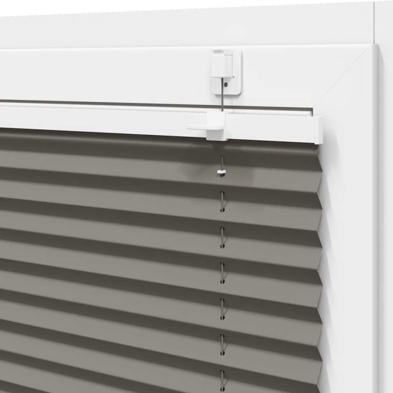 Plissee Anthrazit 90x100 cm Stoffbreite 89,4 cm Polyester