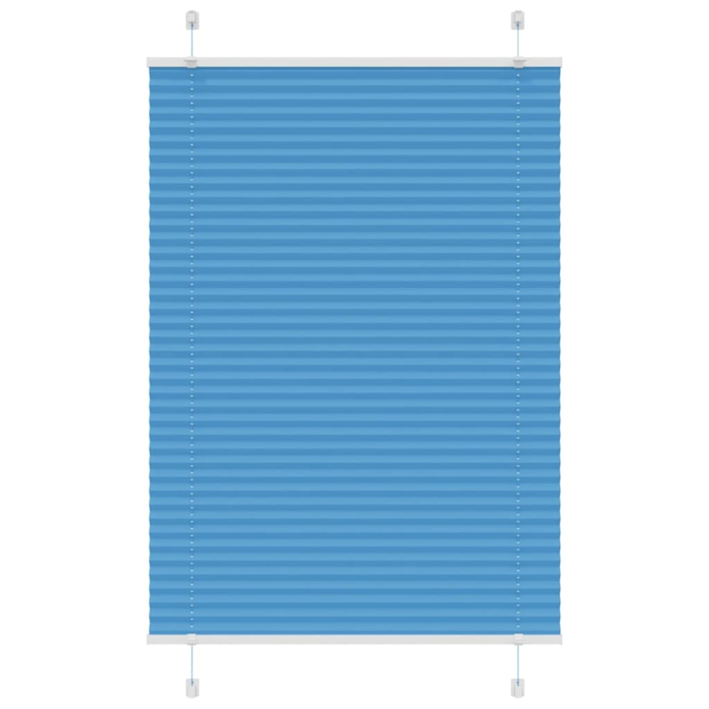 Plissee Blau 70x100 cm Stoffbreite 69,4 cm Polyester