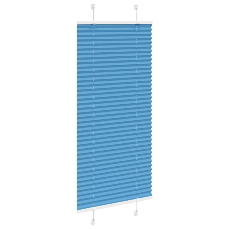 Plissee Blau 60x150 cm Stoffbreite 59,4 cm Polyester