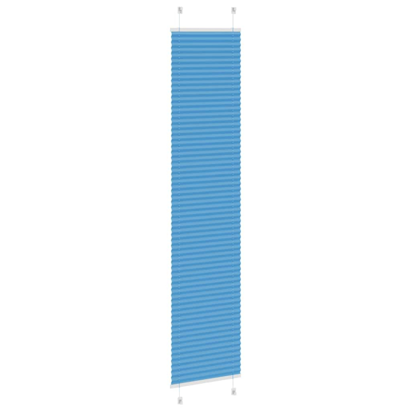 Plissee Blau 50x200 cm Stoffbreite 49,4 cm Polyester