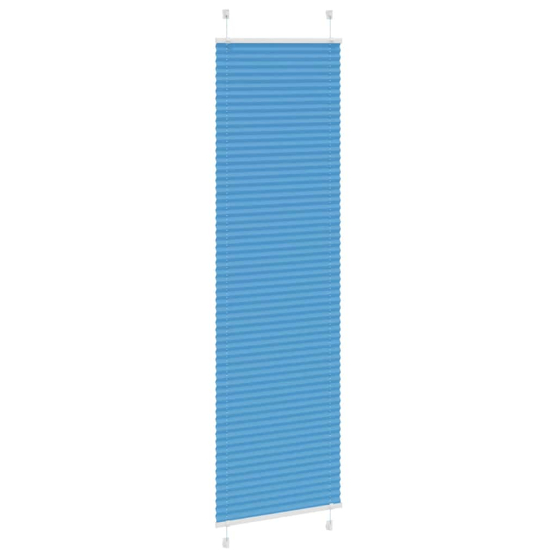 Plissee Blau 55x200 cm Stoffbreite 54,4 cm Polyester