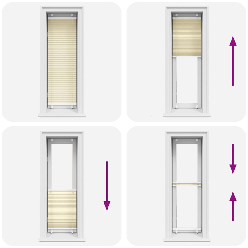 Plissee Creme 40x150 cm Stoffbreite 39,4 cm Polyester