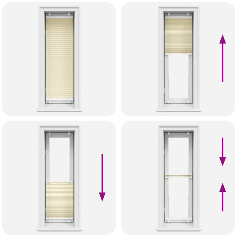 Plissee Creme 45x150 cm Stoffbreite 44,4 cm Polyester