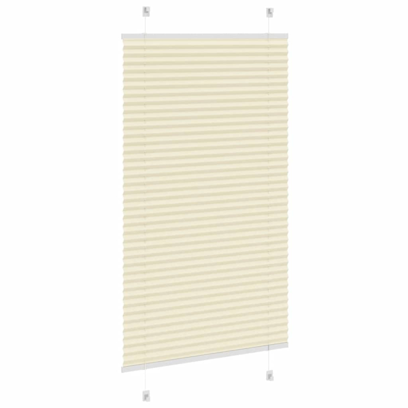Plissee Creme 75x150 cm Stoffbreite 74,4 cm Polyester
