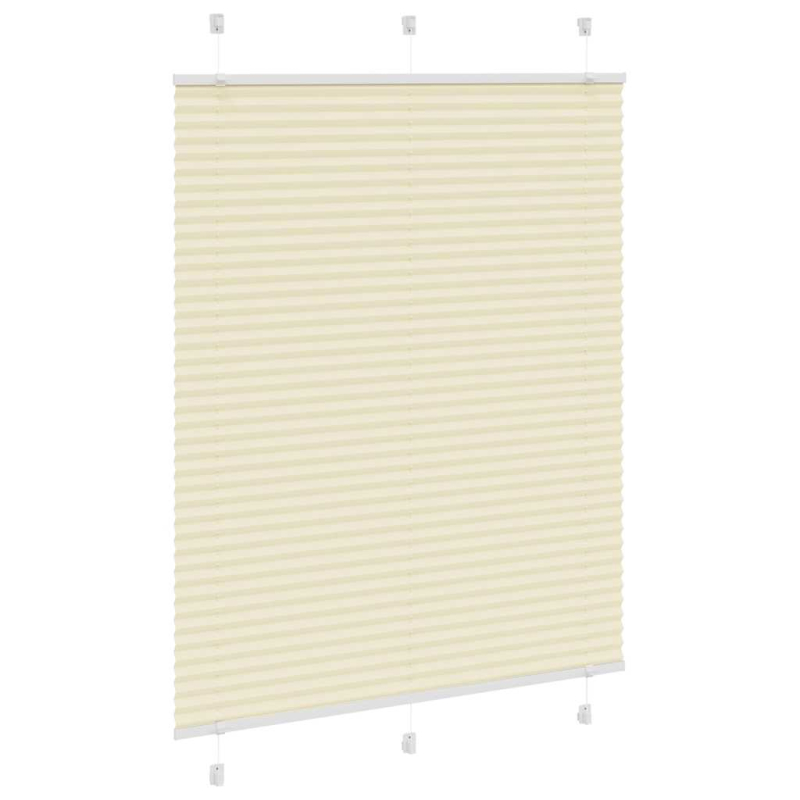 Plissee Creme 110x150 cm Stoffbreite 109,4 cm Polyester
