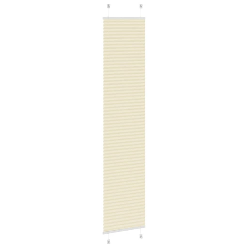Plissee Creme 50x200 cm Stoffbreite 49,4 cm Polyester