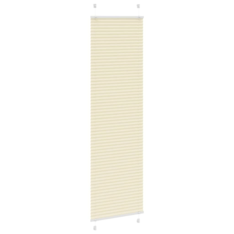Plissee Creme 60x200 cm Stoffbreite 59,4 cm Polyester