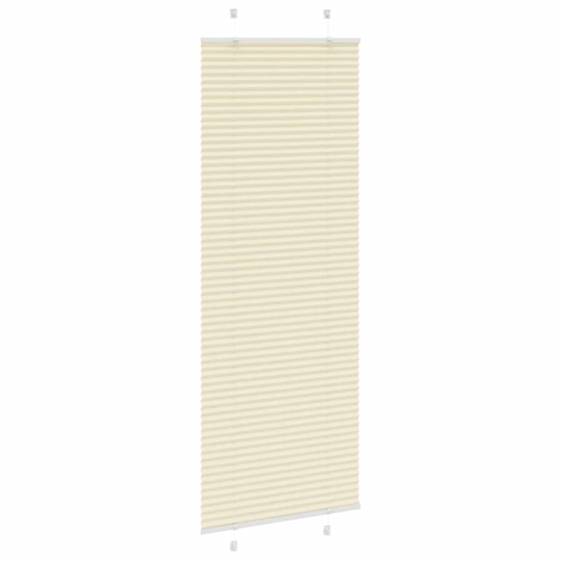 Plissee Creme 75x200 cm Stoffbreite 74,4 cm Polyester