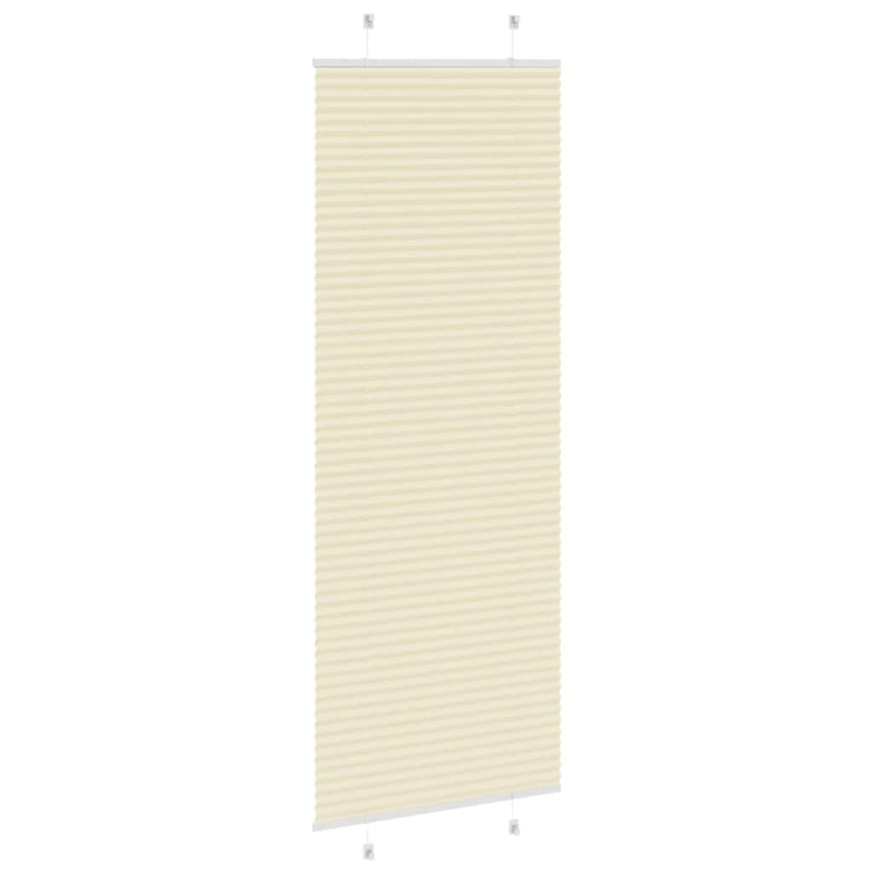 Plissee Creme 75x200 cm Stoffbreite 74,4 cm Polyester