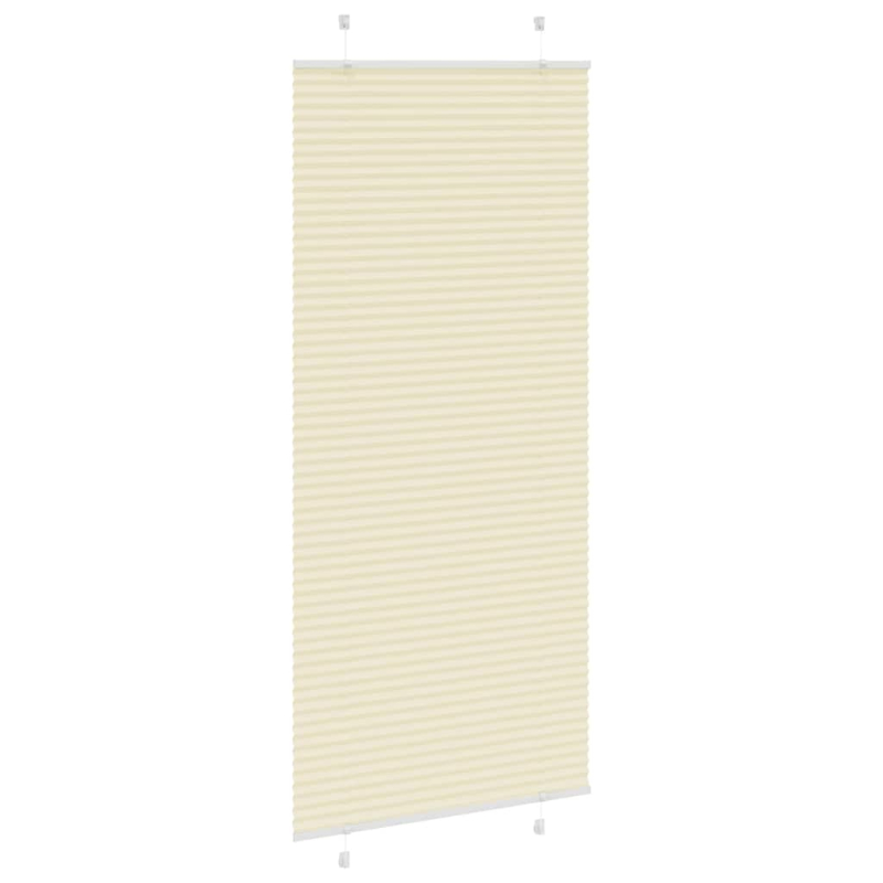 Plissee Creme 85x200 cm Stoffbreite 84,4 cm Polyester
