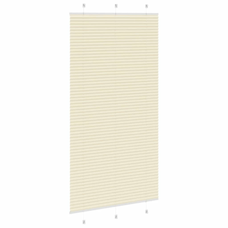 Plissee Creme 105x200 cm Stoffbreite 104,4 cm Polyester