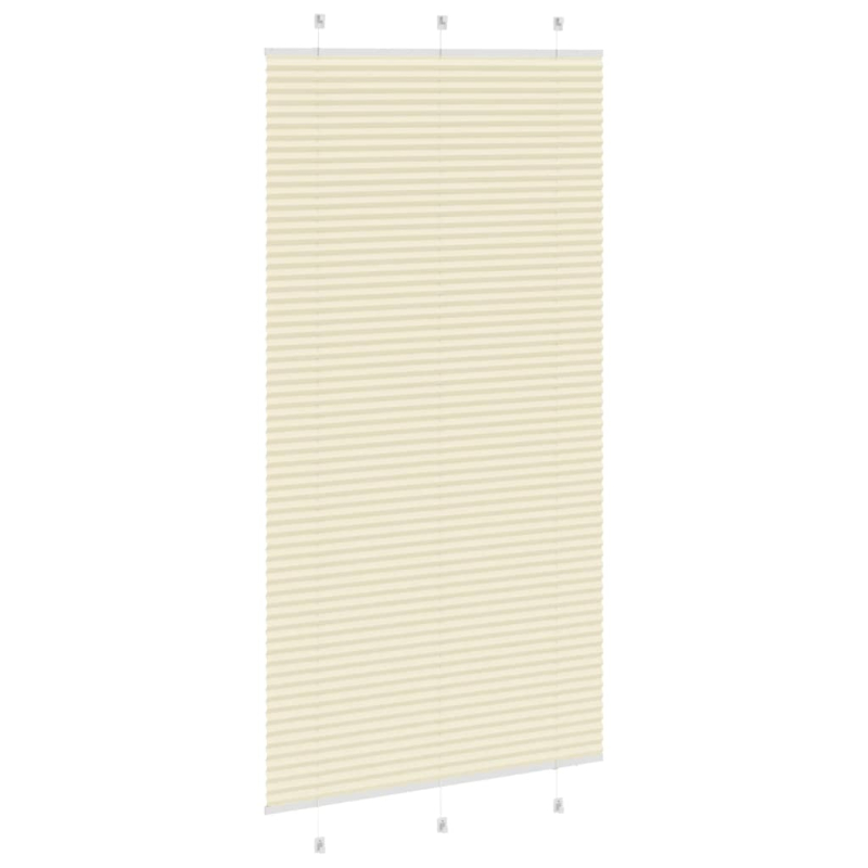 Plissee Creme 110x200 cm Stoffbreite 109,4 cm Polyester