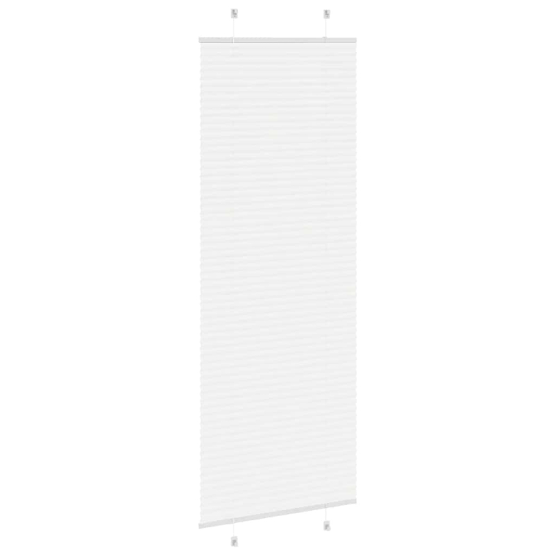 Plissee Weiß 70x200 cm Stoffbreite 69,4 cm Polyester