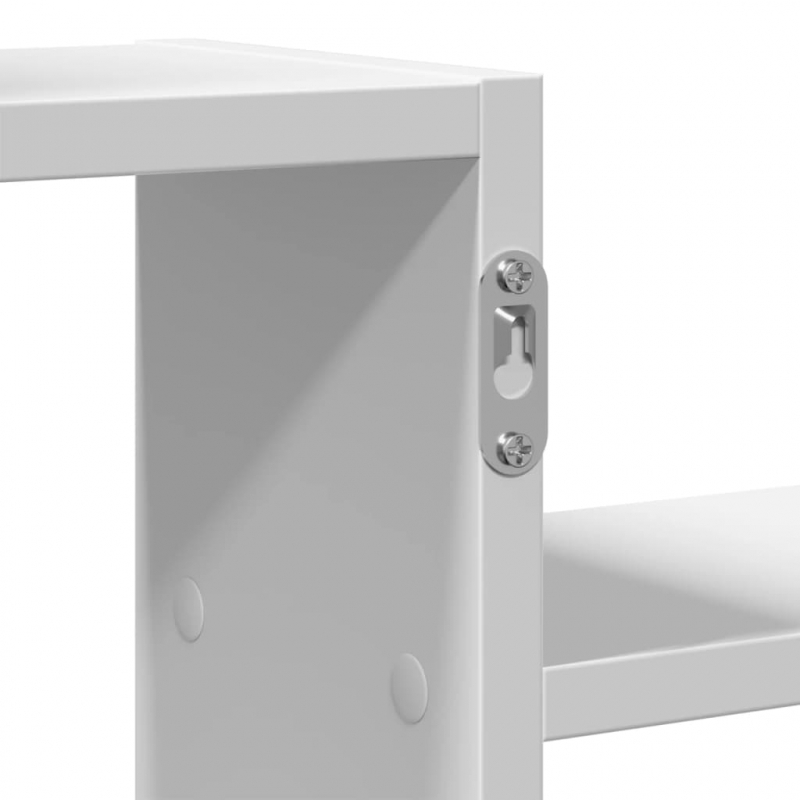 Wandregal Weiß 104x15x49 cm Holzwerkstoff