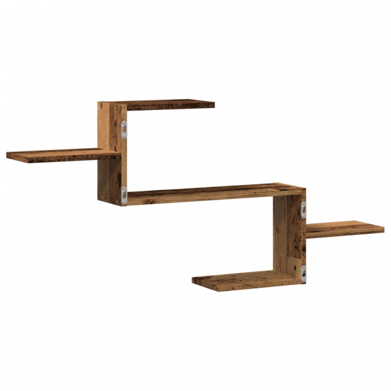 Wandregal Altholz-Optik 104x15x49 cm Holzwerkstoff