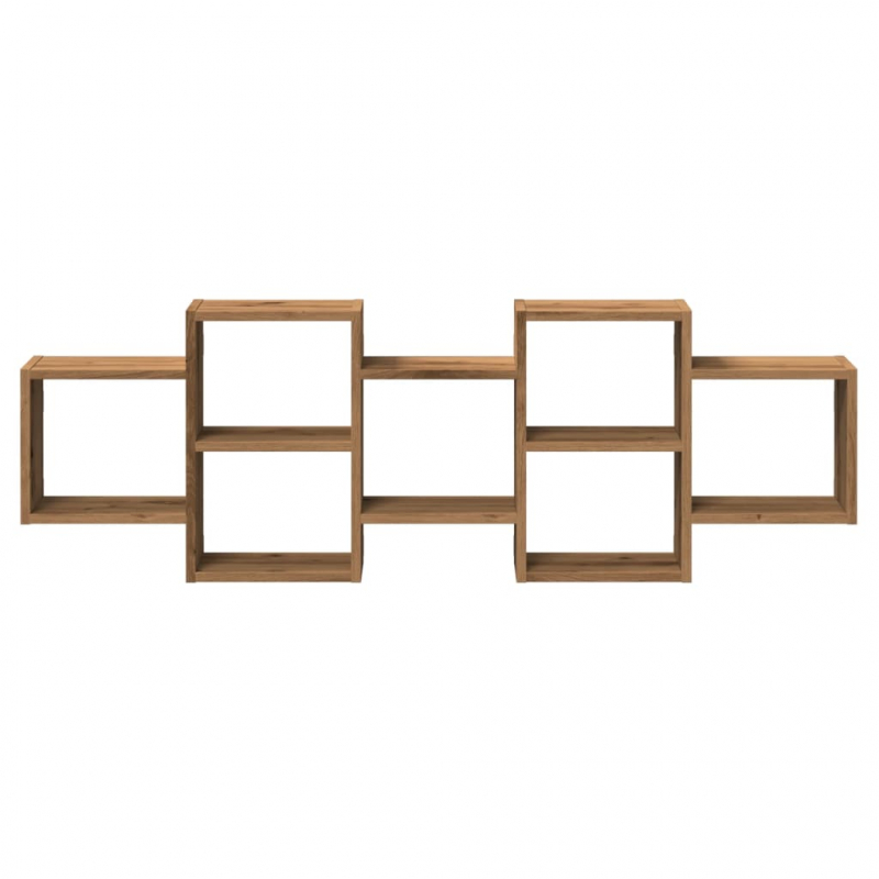 Wandregal Artisan-Eiche 129x18x42 cm Holzwerkstoff