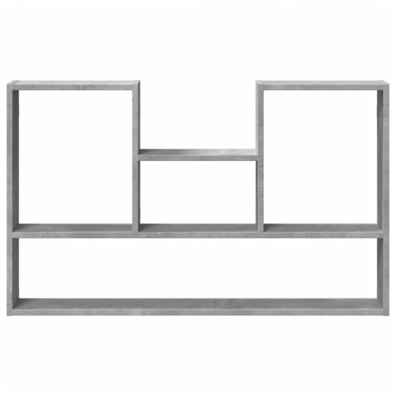 Wandregal Betongrau 99x15x60 cm Holzwerkstoff