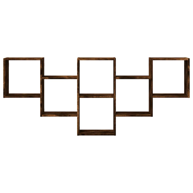 Wandregal Räuchereiche 159x18x66 cm Holzwerkstoff