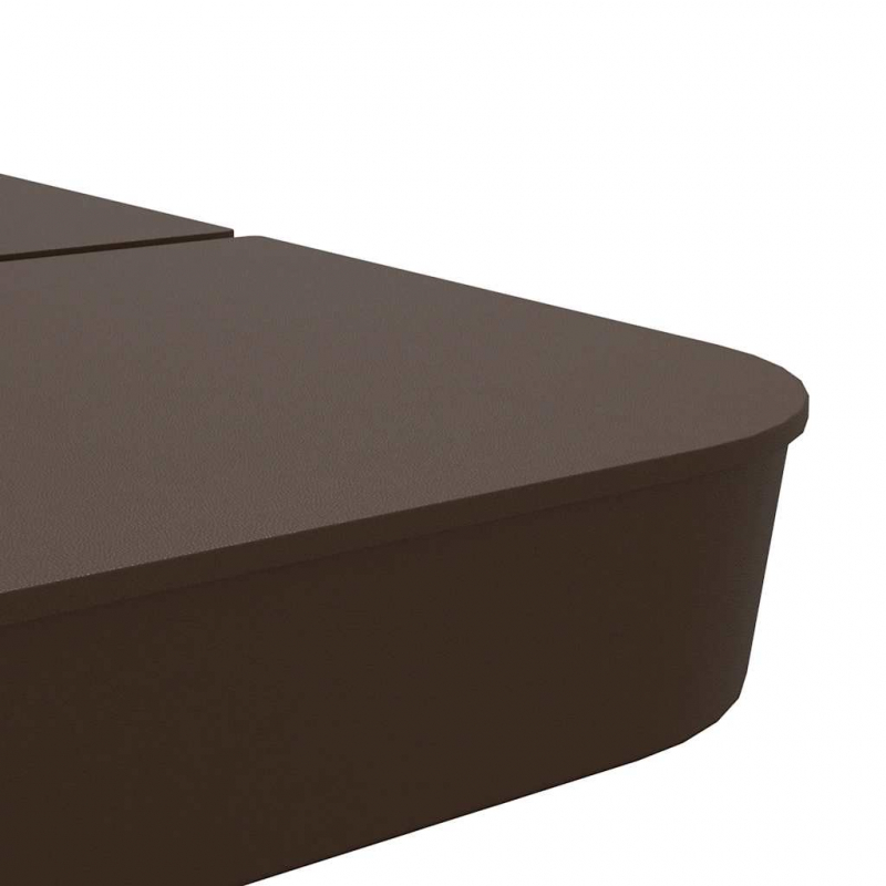 4-tlg. Kreuzfuß-Schirmständer-Set 100 kg PP