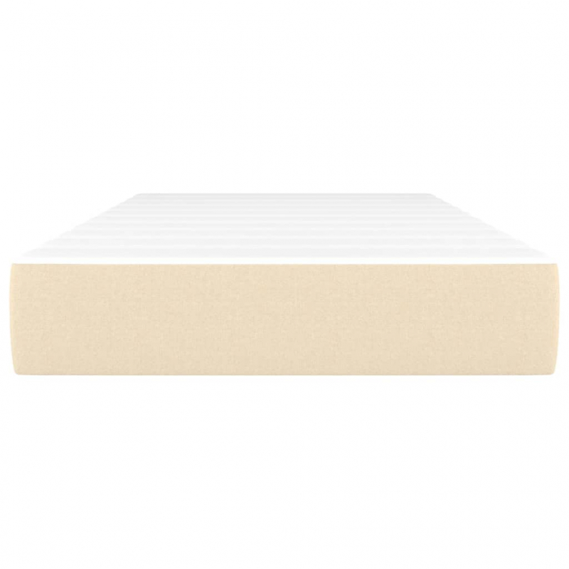 Taschenfederkernmatratze für Kinder Creme 80x160 cm Stoff