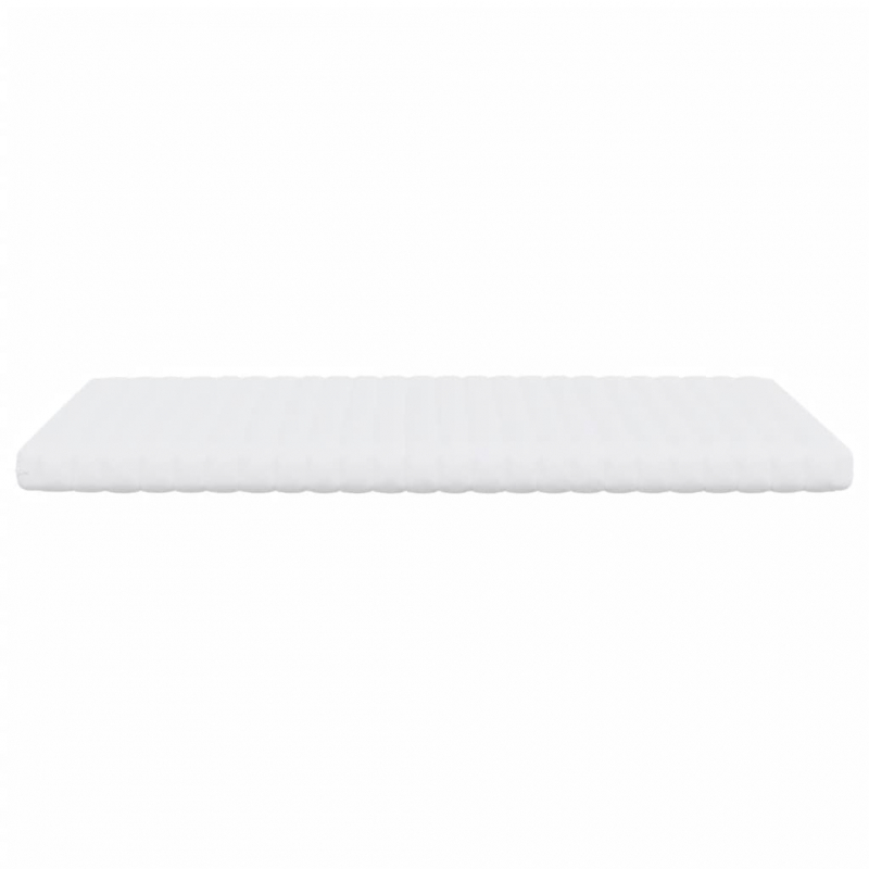 Schaumstoffmatratze Weiß 120x210 cm 7-Zonen Härtegrad 20 ILD