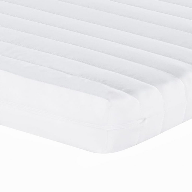 Schaumstoffmatratze Weiß 140x210 cm 7-Zonen Härtegrad 20 ILD