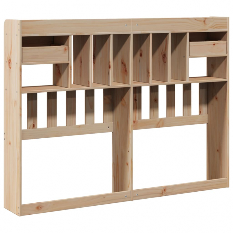 Kopfteil mit Stauraum 160 cm Massivholz Kiefer