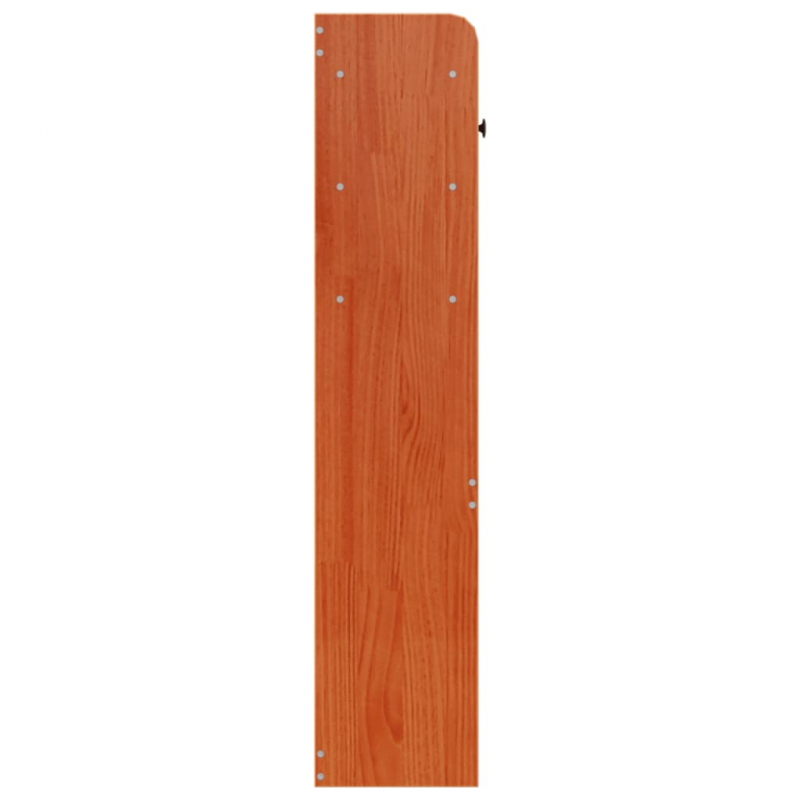 Kopfteil mit Stauraum Wachsbraun 75 cm Massivholz Kiefer