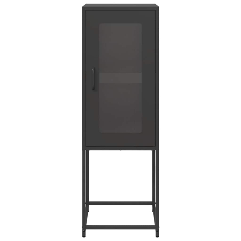 Sideboard Schwarz 36x39x107 cm Kaltgewalzter Stahl