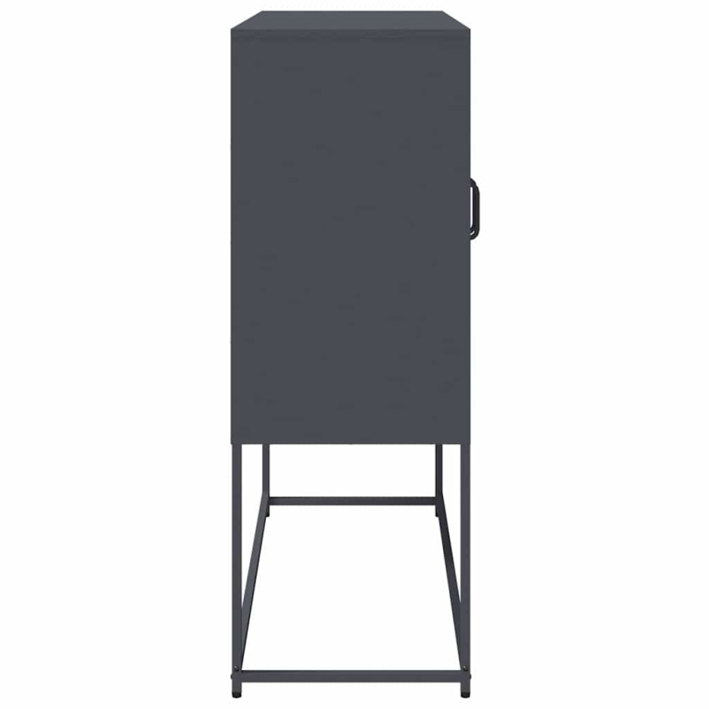 Sideboard Anthrazit 100,5x39x107 cm Kaltgewalzter Stahl
