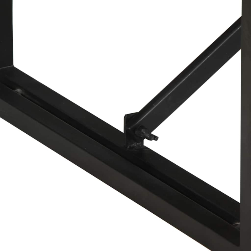 Couchtisch 80x40x35 cm Raues Massivholz Mango