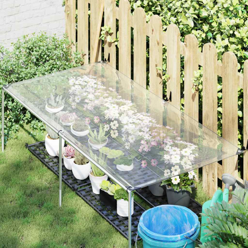 Transparente Plane mit Ösen 1x2 m Polyethylen